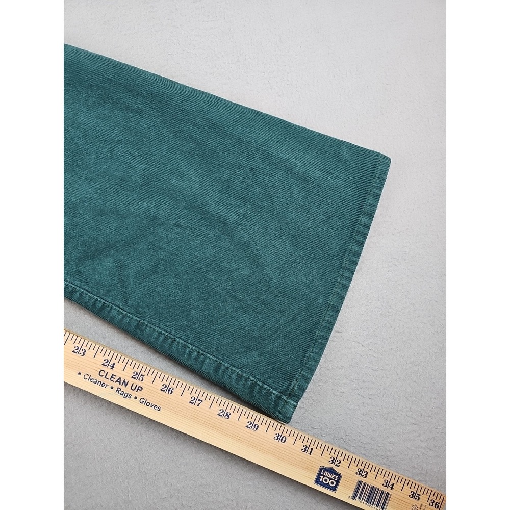 American Eagle Pants Women's Size 0 26x30 Green Super High Rise Flare Corduroy - Picture 7 of 7